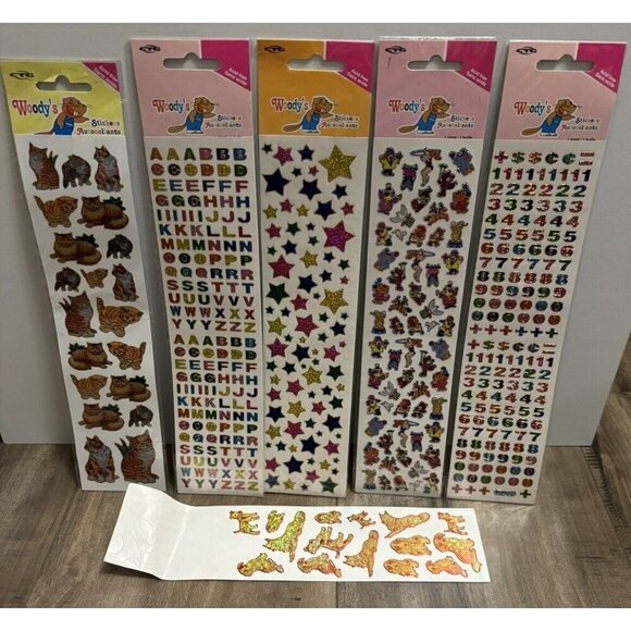 Woody's Stickers Lot 5 Sealed, 1 Open - Picture 1 of 9